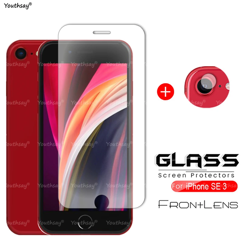 For iPhone SE 2022 Glass Film Screen Protective Glass For iPhone SE 2022 2020 7 8 13 Pro Max Mini 12 11 X XS XR Tempered Glass 