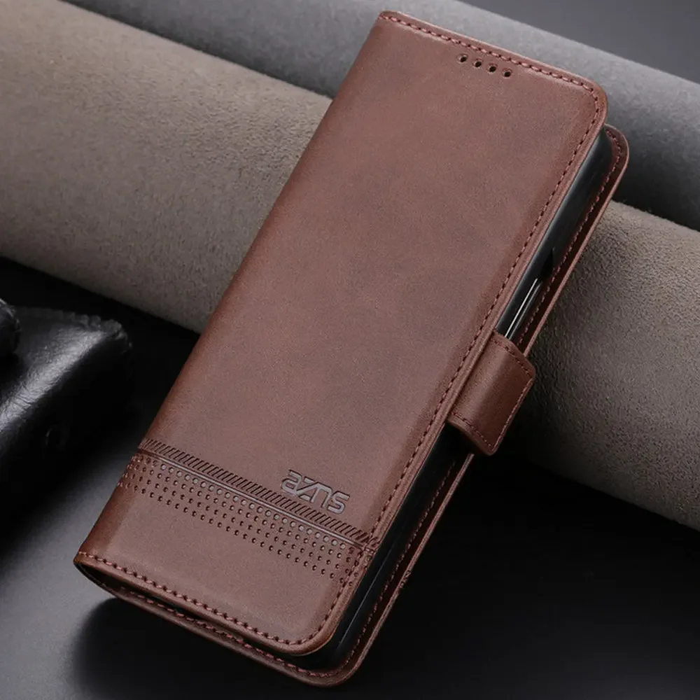 Z Fold 6 5 4 3 5G Flip Case For Samsung Galaxy Z Fold 4 Leather Wallet Magnet Book Etui For Galaxy Z Fold3 Fold6 Fold 5 2 Cover
