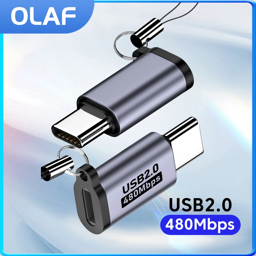 OTG Type C to Mini USB Micro Lightning Adapter 480Mbps Data Transfer Connector For Xiaomi iPhone Huawei Samsung Redmi Cellphones