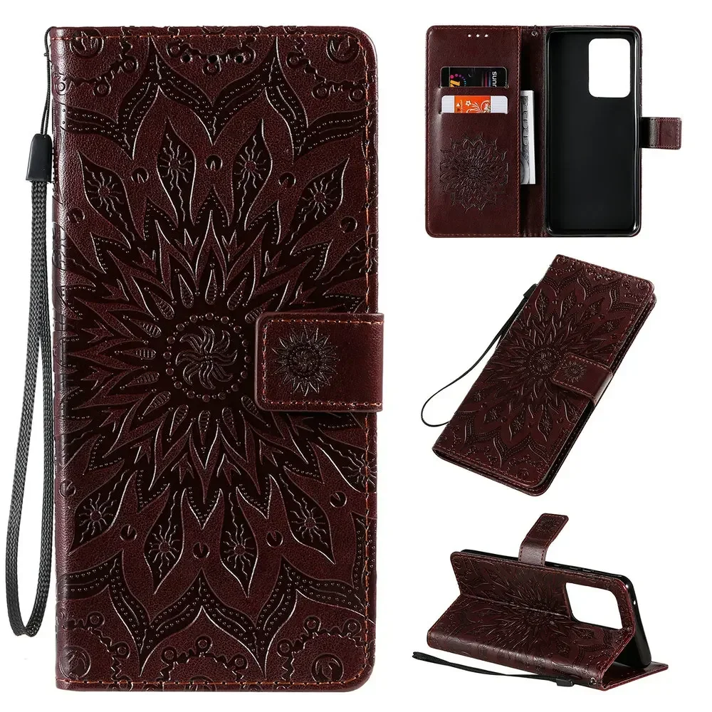 Emboss Leather Case for Coque Samsung S26 S25 S24 Ultra S 23 FE Flip Cover Samsung Galaxy Note 20 S22 S23 S20 FE S21 Plus Funda