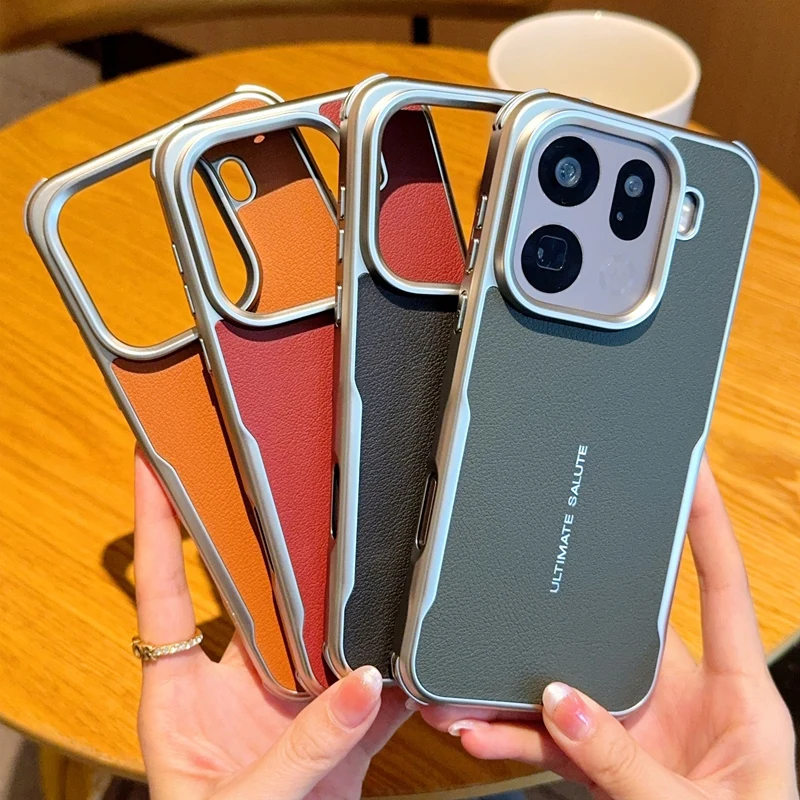 Fashion Phone Case For OPPO Find X9 Pro Magnetic Wireless Charger PC Hard Shell Protective Back Cover