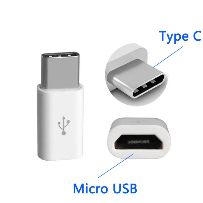 Mini Portable USB 3.1 Micro To USB-C Type-C Data Adapter Converter for Xiaomi Huawei Samsung Galaxy A7 Adapter USB Type C