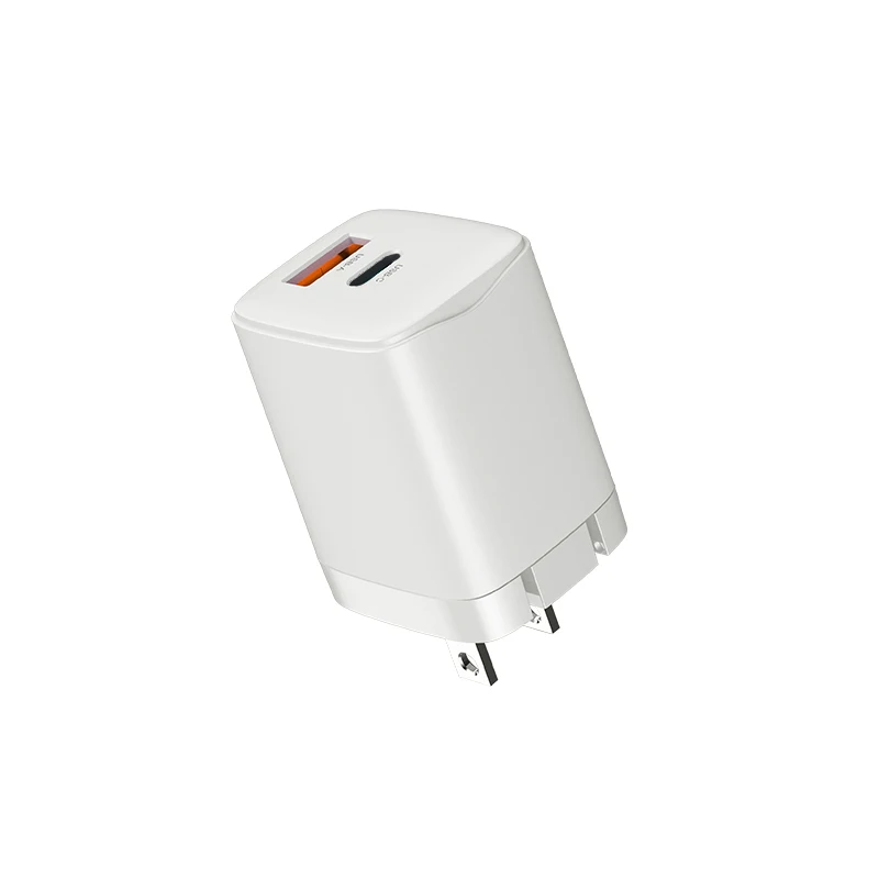 KZDOO Smart Quick Charger 20w Dual Port Fast Charger US Standard Foldable Pins Phone Power For All Smart Phones iPhone Samsung