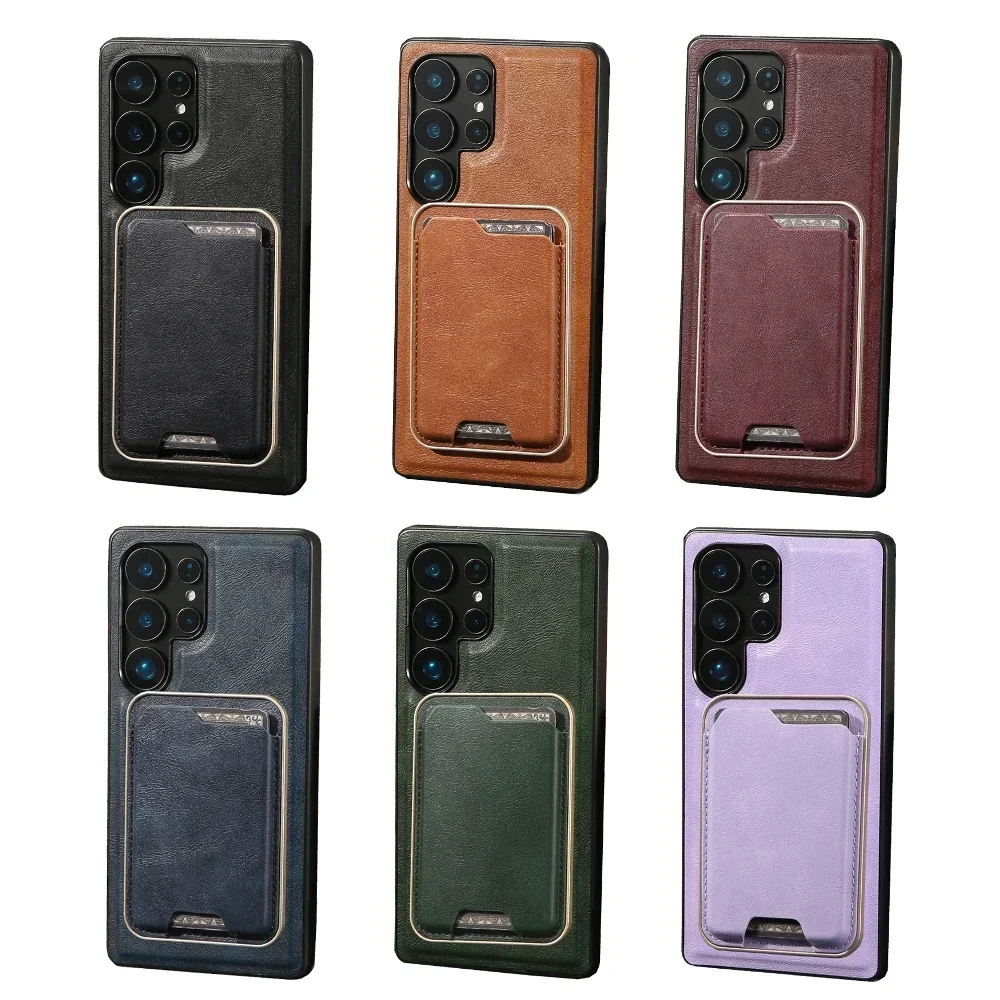 Magnetic Leather Phone Case For Samsung Galaxy A14 A15 A16 A34 A35 A36 A52 A53 A54 A55 A56 With Removable Portable Card Cover