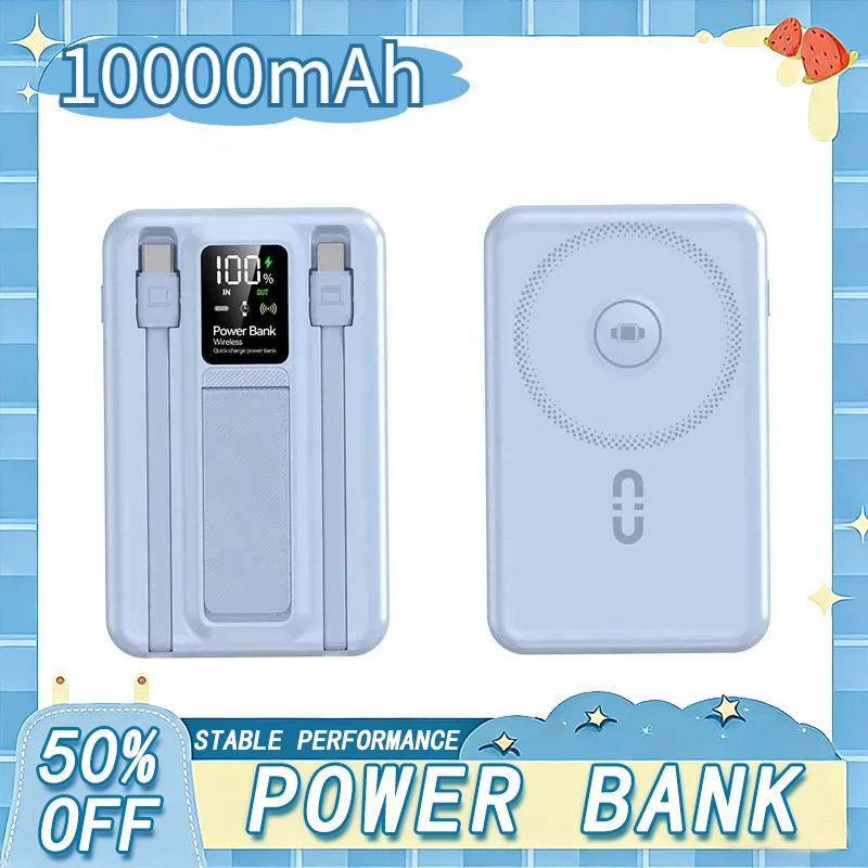 10000mAh High Capacity PowerBank 140W Digital Display Super Fast Charging Battery Power Bank For Iphone Samsung Xiaomi  Tablet