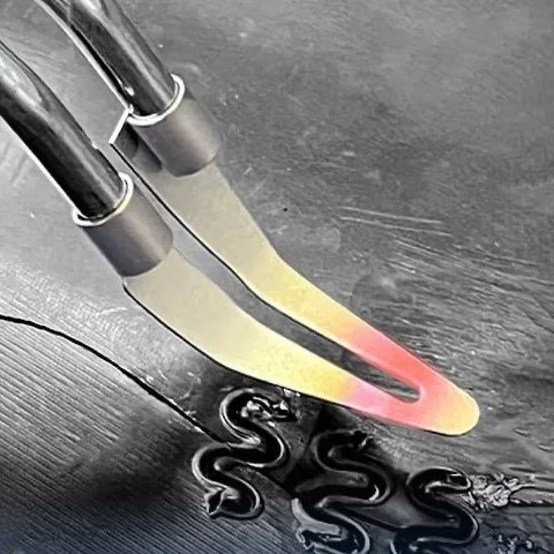 Flat Headed Plastic Welding Gun Accessories, Smoothing Device, Electric Soldering Iron, Car Bumper Repair Accessories Tools