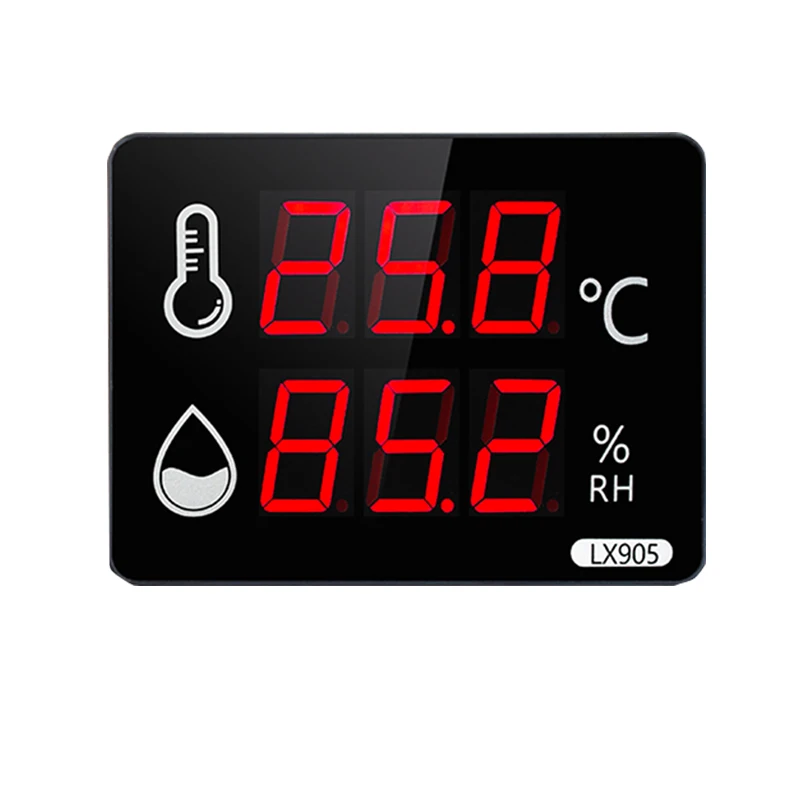 Digital Thermometer Room Hygrometer With LED Screen Display Temperature Meter For Home Humidity