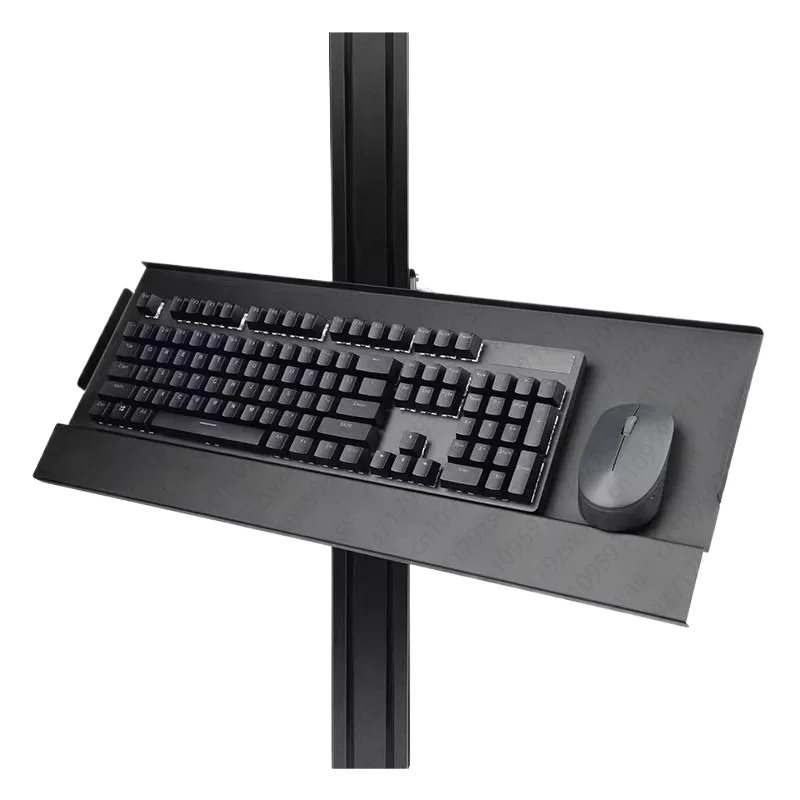 Aluminum bracket dedicated disk wireless mouse rotating keyboard holder wall mounted telescopic adjustment handle