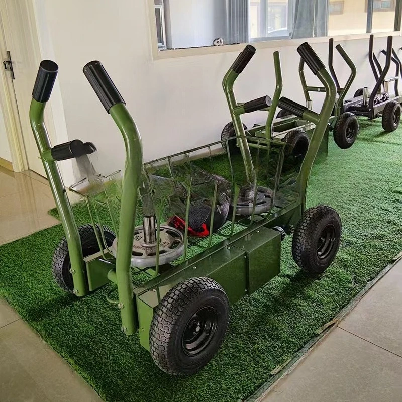 Fitness Sled Car Tank Car Sports Track and Field Weight Load Adjustable Resistance Double Reluctance Equipment Home Training