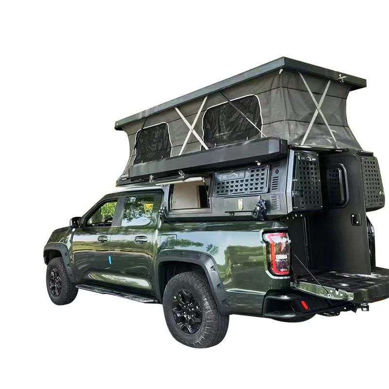 For Outdoor Camping Modified Home Car by Pickup Truck Manufacturer Self-Driving Tour Backpack Room Box Waterproof RV