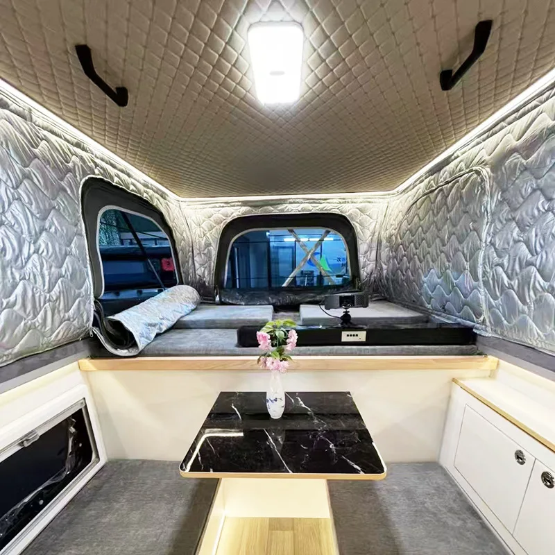 For Outdoor Camping Modified Home Car by Pickup Truck Manufacturer Self-Driving Tour Backpack Room Box Waterproof RV