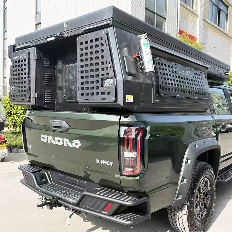 For Outdoor Camping Modified Home Car by Pickup Truck Manufacturer Self-Driving Tour Backpack Room Box Waterproof RV