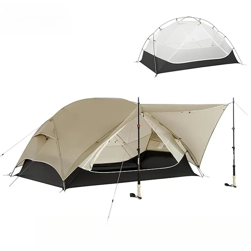 Tent 1 2 Person Camping Outdoor Ultralight Tent Travel Backpacking 15D Waterproof Shelter Tent Hiking