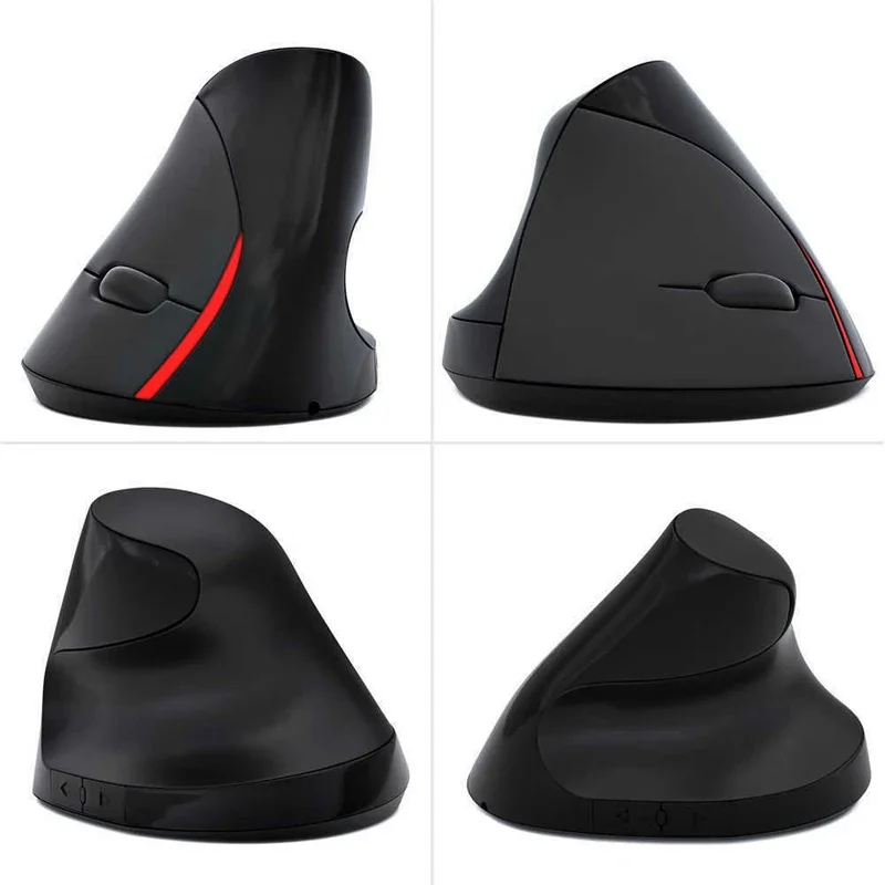 Ergonomic Vertical Mouse Wireless Rechargeable Gaming Computer Mice 1600 DPI USB Optical 5D 2.4G Mause For Gamer PC Laptop