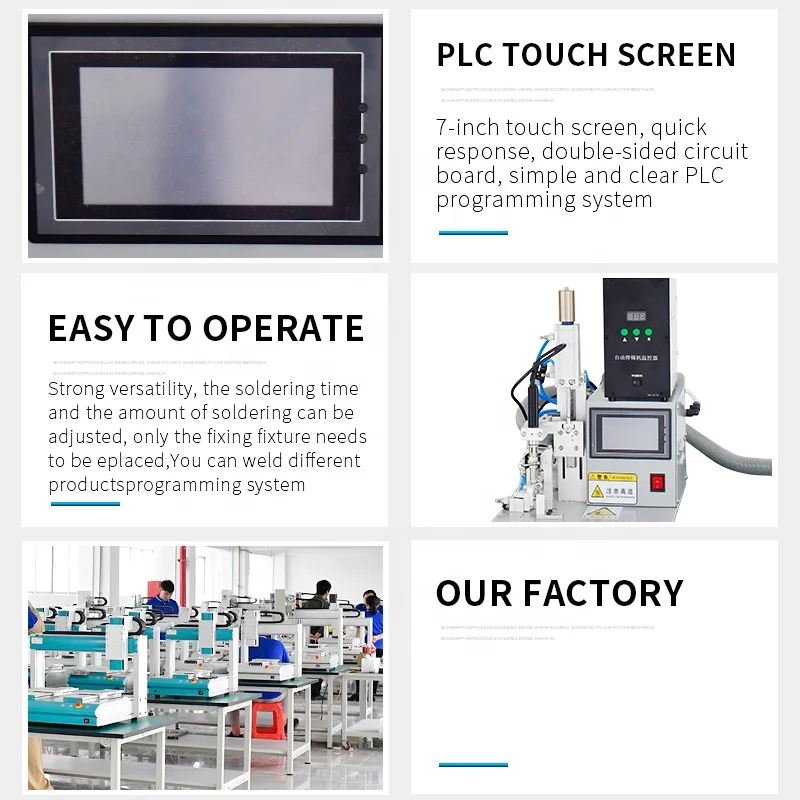 Semi-Automatic Switch PCBA Cable Soldering Iron Station Micro USB Wire Soldering Machine for Led Strip Light