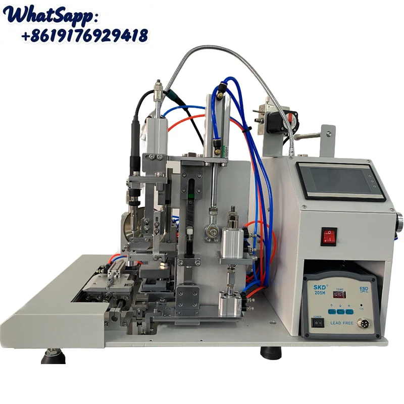 Multifunction Semi Automatic Usb Cable Wire Soldering Machine Stripping Machine With Peeling Function