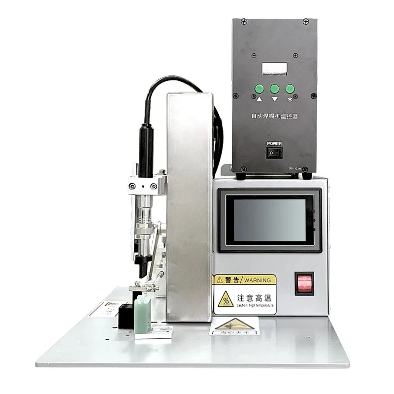 USB Charging Cable Wire Connector Semi Automatic Soldering Machine PCB Board Tin Soldering Station