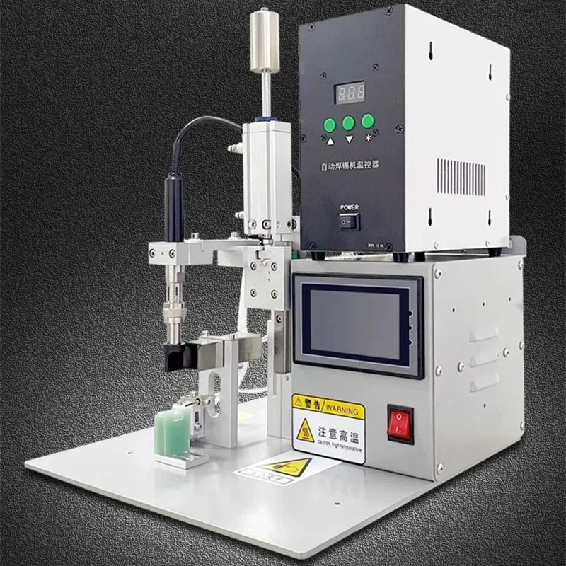 USB Charging Cable Wire Connector Semi Automatic Soldering Machine PCB Board Tin Soldering Station