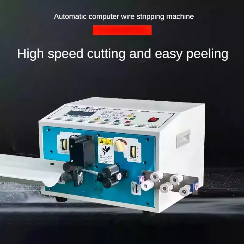 Automatic USB Cable Making Machine Mobile Computer Wire Stripping & Peeling Cutting Equipment Cable Manufacturing Facilities