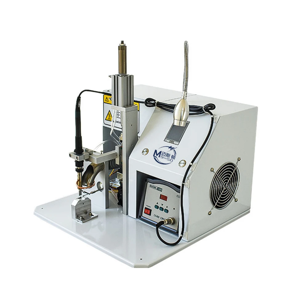 Desktop Semi-automatic USB Cable Manual Soldering Cut Strip Welding Machine With Engine Bearing Motor