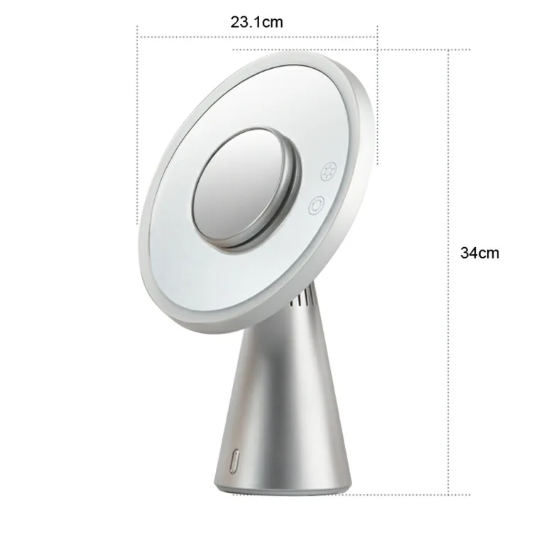 Desk lamp makeup mirror, music desk lamp USB makeup mirror home gift