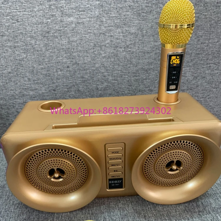 Premium Stereo Entertainment Digital Mobile Sound Bass Wireless Audio Party Karaoke Music Microphone Smart Home System Speaker