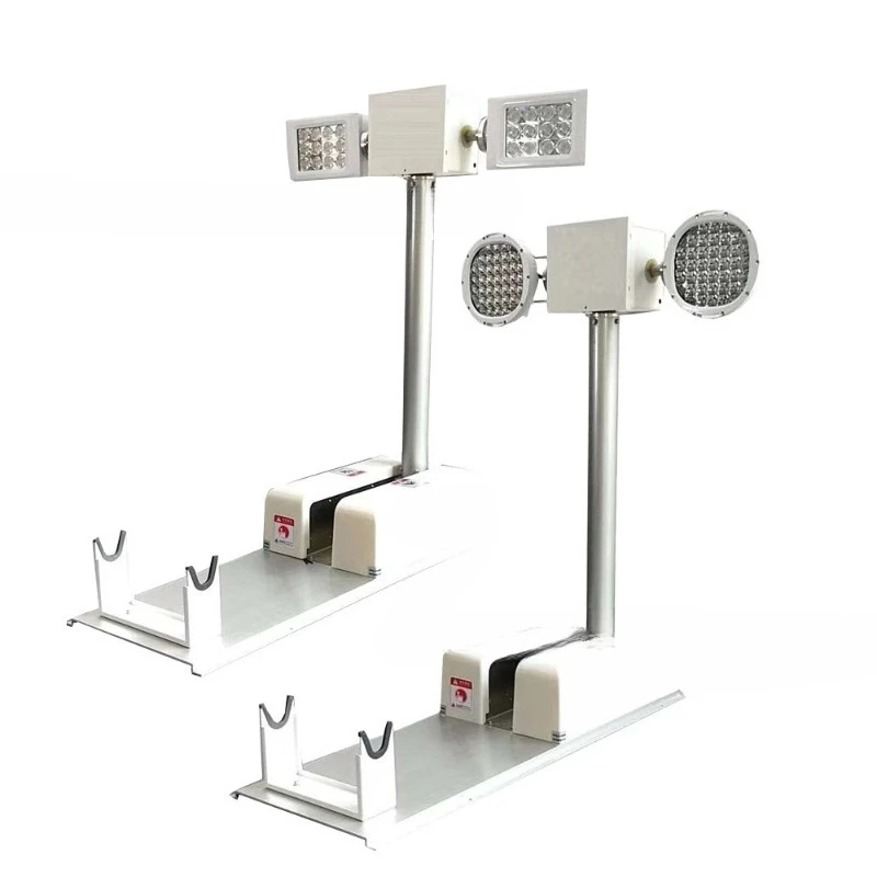 Mobile car lighting foldable lifting monitoring light remote control lighting device crank arm lodging led
