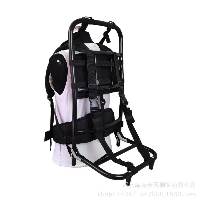 Aluminum Alloy Heavy Carry Portable Folding Mountaineering Camping Hiking Outdoor Adventure Rescue Backpack Outer Frame 60kg