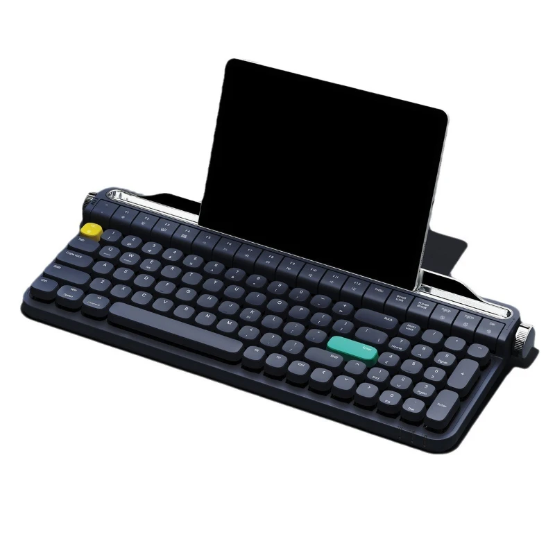 Mechanical keyboard wireless bluetooth wired dual mode retro typing office