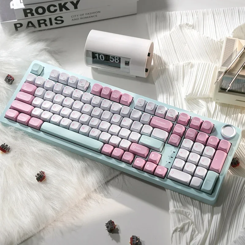 Qinglong 4.0Ultra Mechanical Keyboard Trimode 8K Wireless Gasket Customized Office Game Hot Swappable