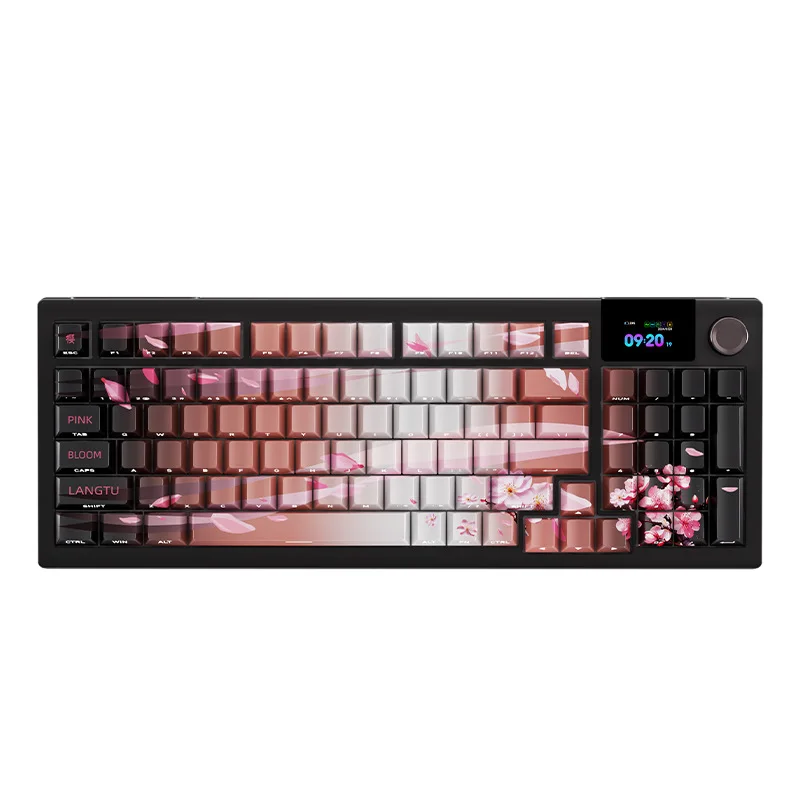 High-value game e-sports, mechanical keyboard customization, three-mode wireless, Bluetooth typing office keyboard