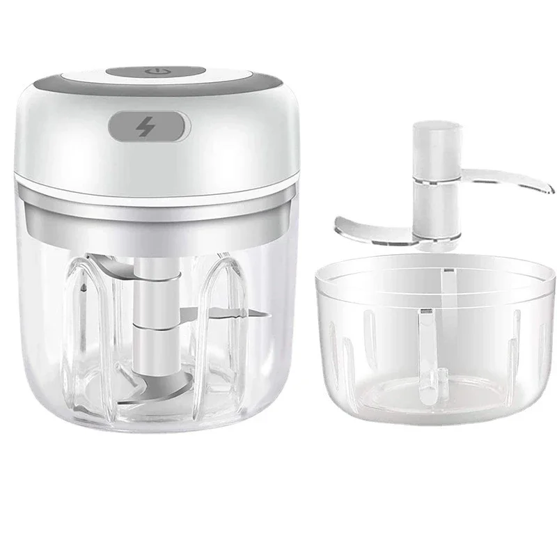 Multifunction Usb Rechargeable Electric Garlic Kitchen Accessories Garlic Press Grinder