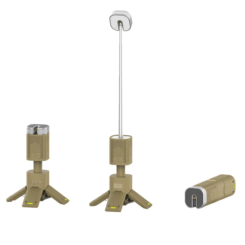 LED Outdoor Camping Telescopic Tripod Bluetooth Camping Light Large Capacity Waterproof Camping Work Tent Light