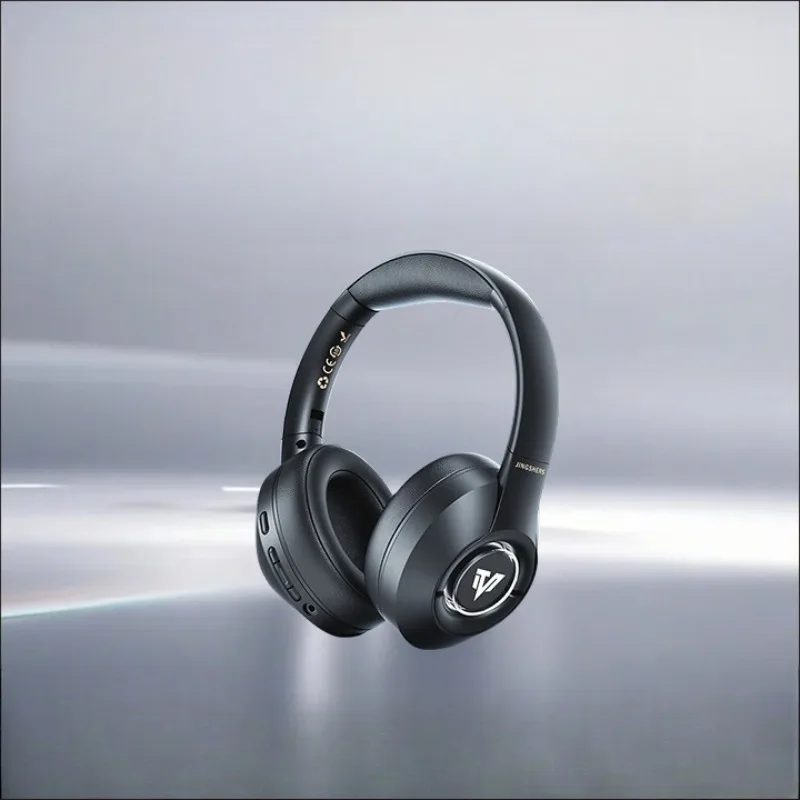 Wireless head-mounted Bluetooth headset, computer game with headset, e-sports luminous call noise reduction, wired foldable