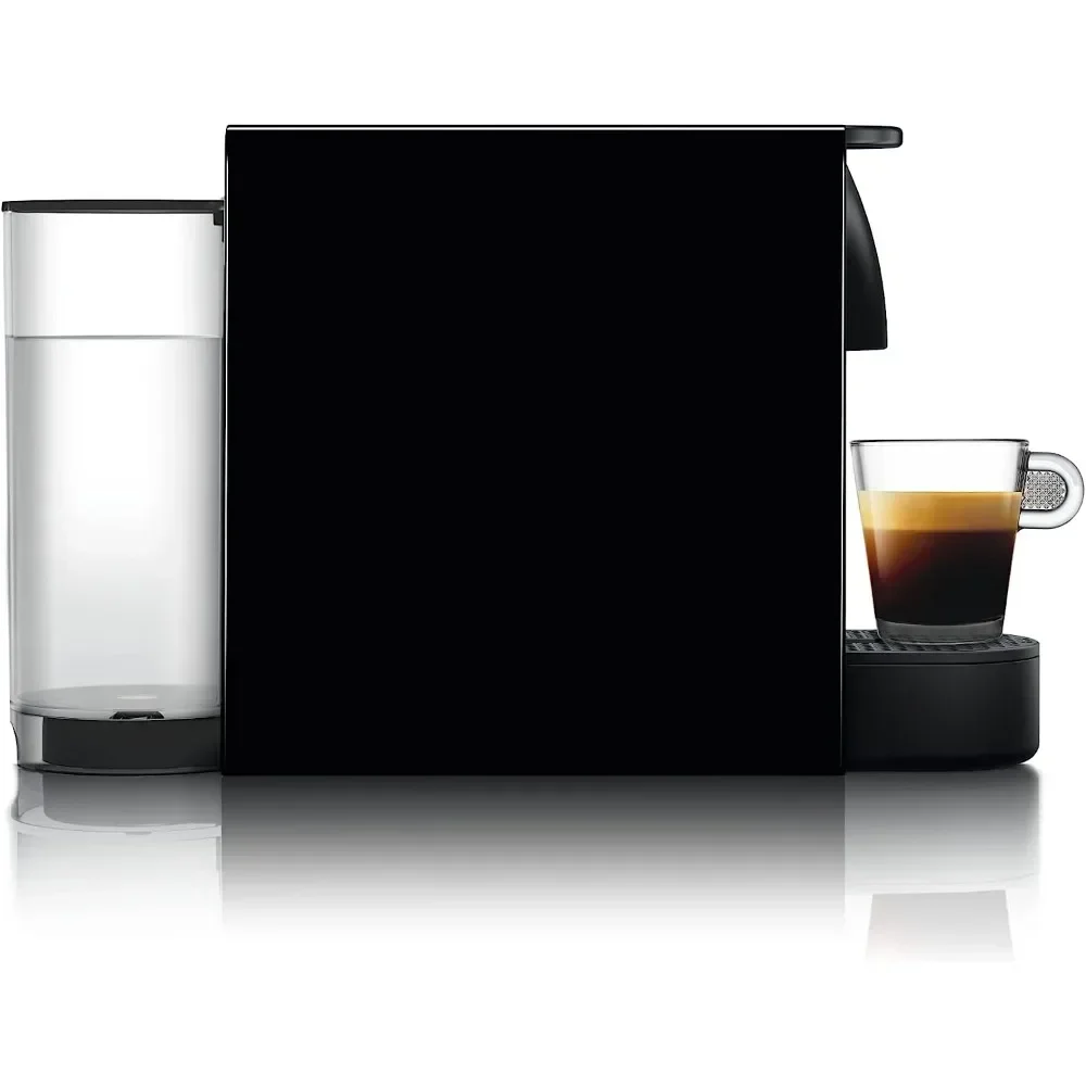 tt Mini Espresso Machine, 0.6 Liters, Piano Black, Maker Making Multi Style Coffee, One Click Operation, Capsule Coffee Machine
