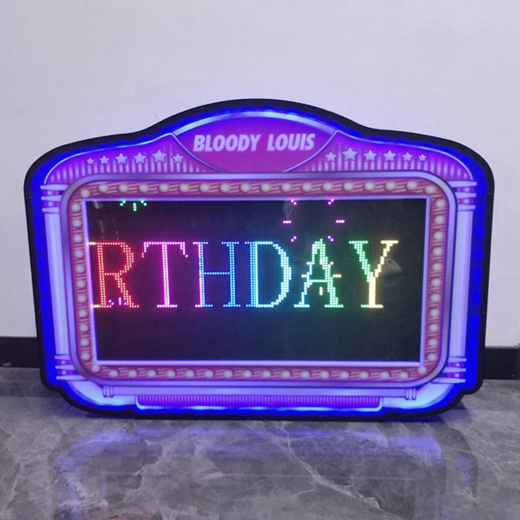 Custom VIP Board Programmable LED Light Bottle Presenter Modern Foldable Design for Home Use for Night Club Party Advertising
