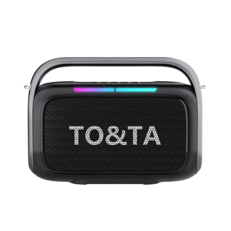 Dual Microphone Fast Charging for Bluetooth Speaker 40W Satchel Audio High-Power RGB Home Subwoofer Home Theatre