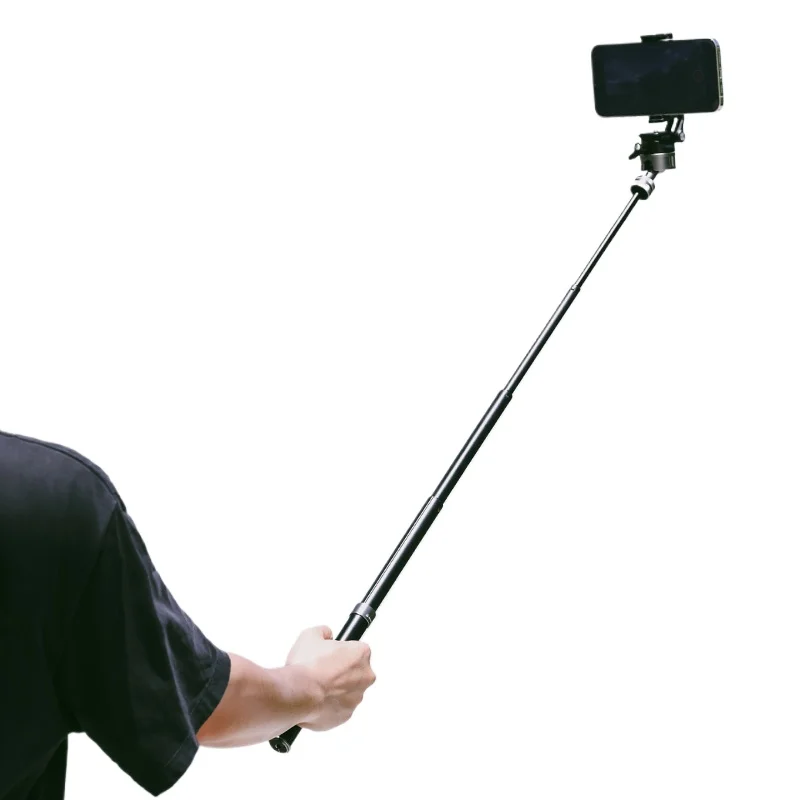 Outdoor Travel Photography Video Recording MT-63 Aluminum Alloy Portable Mini Tripod Camera Smartphone Tripod Monopod