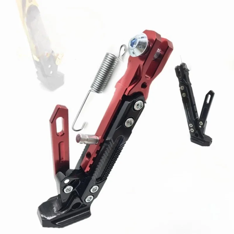 Electric vehicle adjustable single support calf side bracket electric motorcycle side support scooter battery car tripod univers