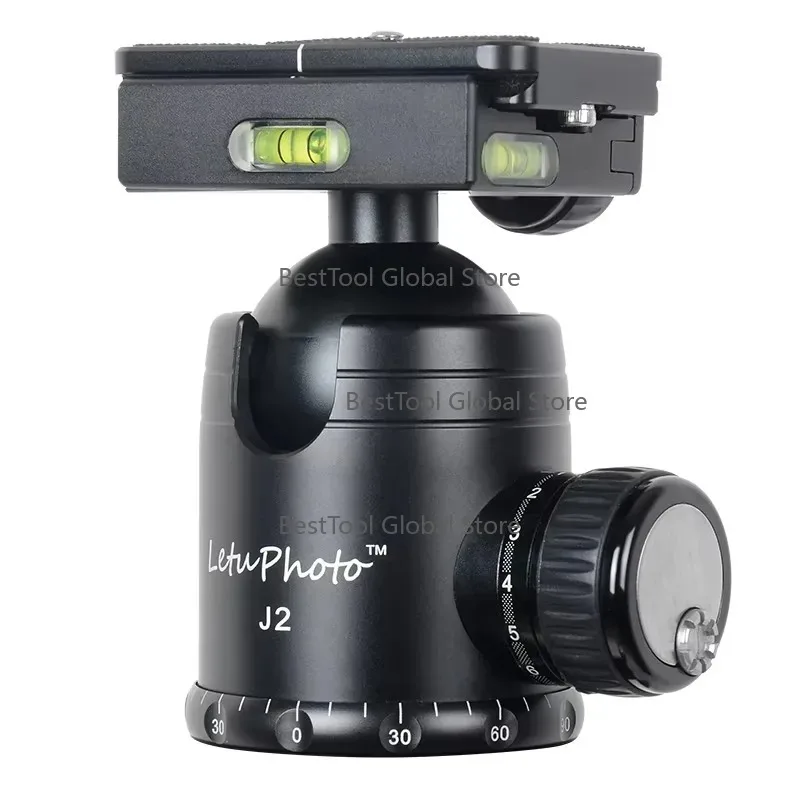 L-33-4C+J2 Car-bon Fiber Tripod - Lightweight Travel Tripod For DSLR/Mirr-orless/Smar-tphone With Ball Head & Qui-ck Release