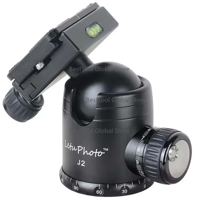 L-33-4C+J2 Car-bon Fiber Tripod - Lightweight Travel Tripod For DSLR/Mirr-orless/Smar-tphone With Ball Head & Qui-ck Release