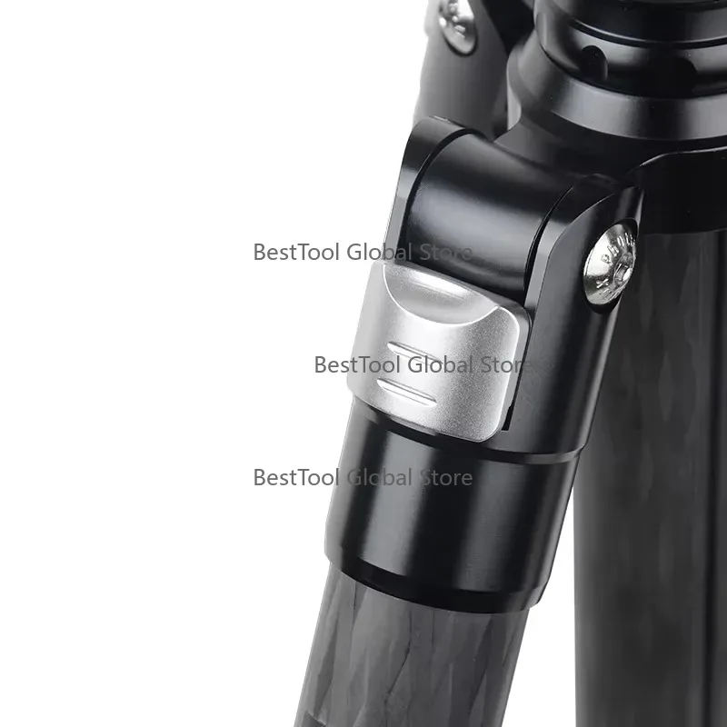 L-33-4C+J2 Car-bon Fiber Tripod - Lightweight Travel Tripod For DSLR/Mirr-orless/Smar-tphone With Ball Head & Qui-ck Release