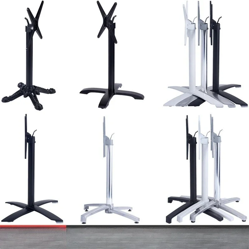 wrought iron table tripod metal table foot foldable retro cast iron base aluminum alloy folding table leg bracket