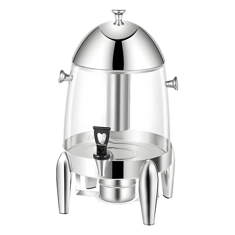 Stainless Steel Coffee Tripod Electric Heating Milk Buffet PC Beverage Machine Large Capacity Cold Drinking Machine