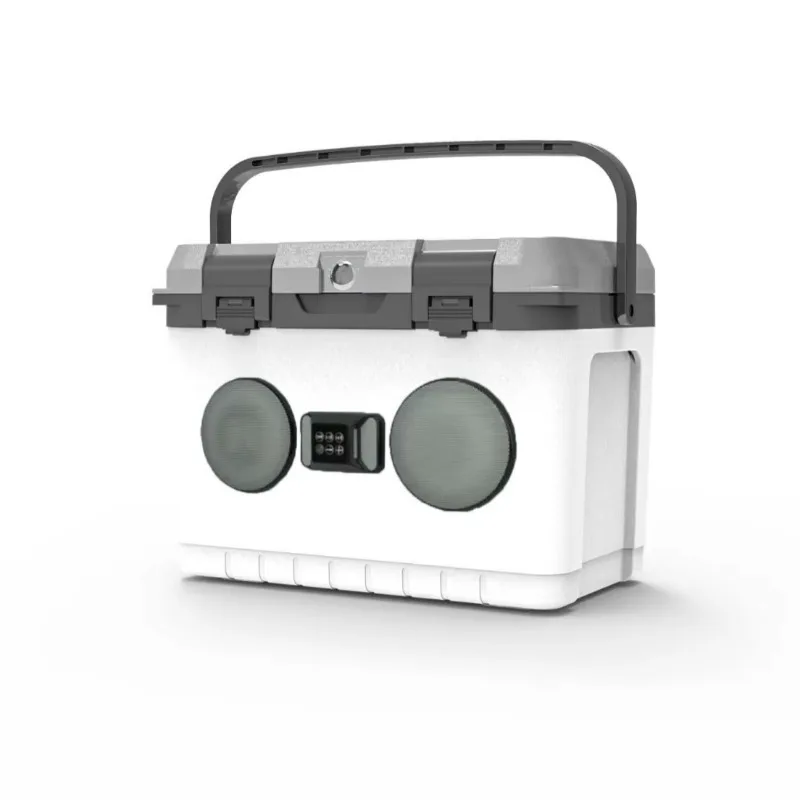 Portable Audio Incubator Car 28L Breast Milk Fruit Food Refrigerated Bluetooth Speaker Freezer