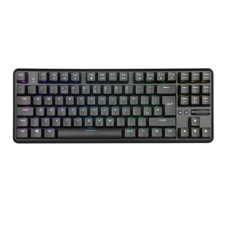 2.4G and Mini USB Keyboard Rechargeable Gaming Keyboard Mechanical RGB Light Certification CE ROHS REACH