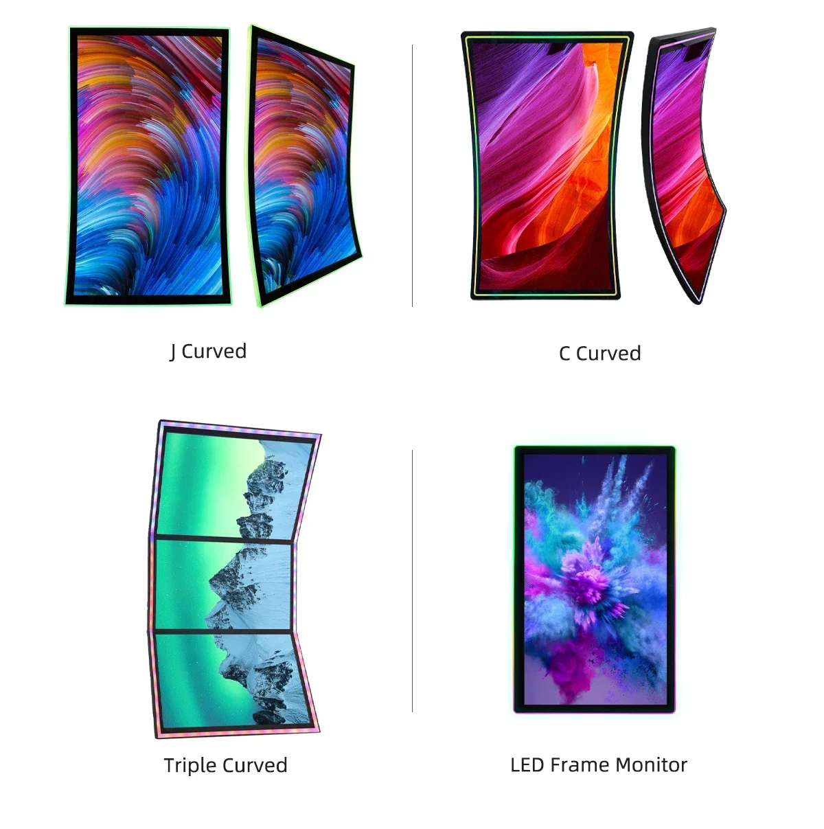 Most Popular Gaming Machine15- 55inch Curved  Touch Screen Ultimate Firelink Machine Game Board monitor