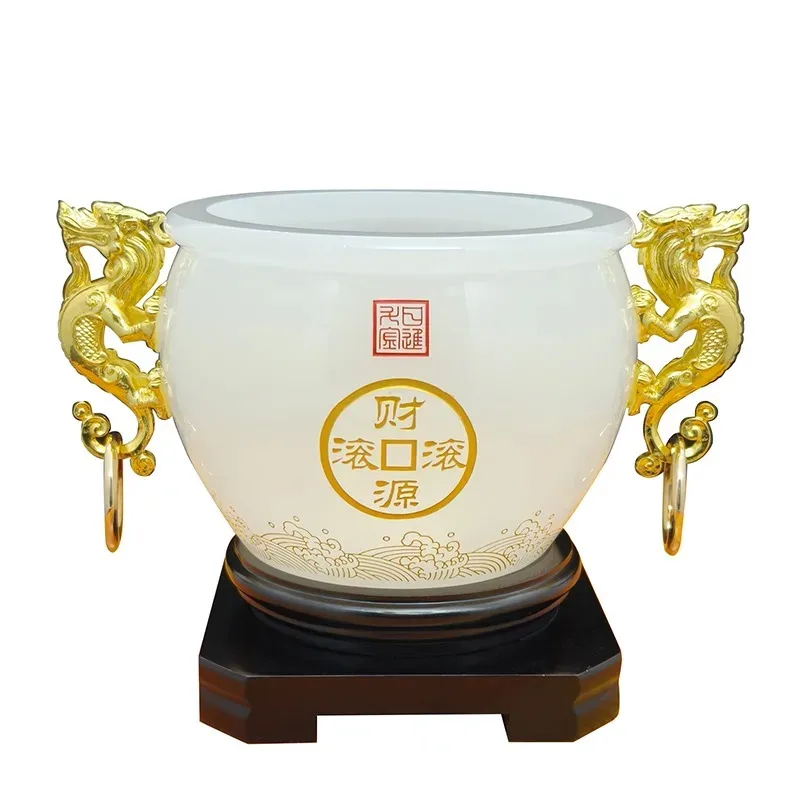 High-end glass ornaments novelty money gifts home office wme decoration store opened