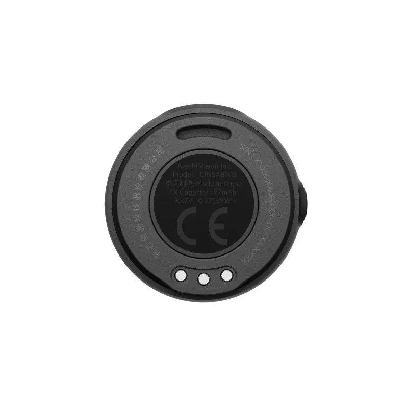 Insta360 Mic Air Transmitter Action Camera Accessories,10-hour extended battery life wireless microphone for travel Vlog