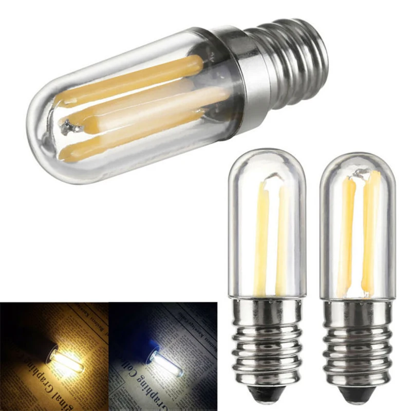 Dimmable Led Fridge Light Bulbs 2W 4W Bulb 110V 130V 220V E14 E12 5000K 3000K Filament Corn Mini Refrigerator Home Decoration